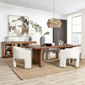 84 Mango Wood Dining Table in Umber - 84Wx40Dx30H